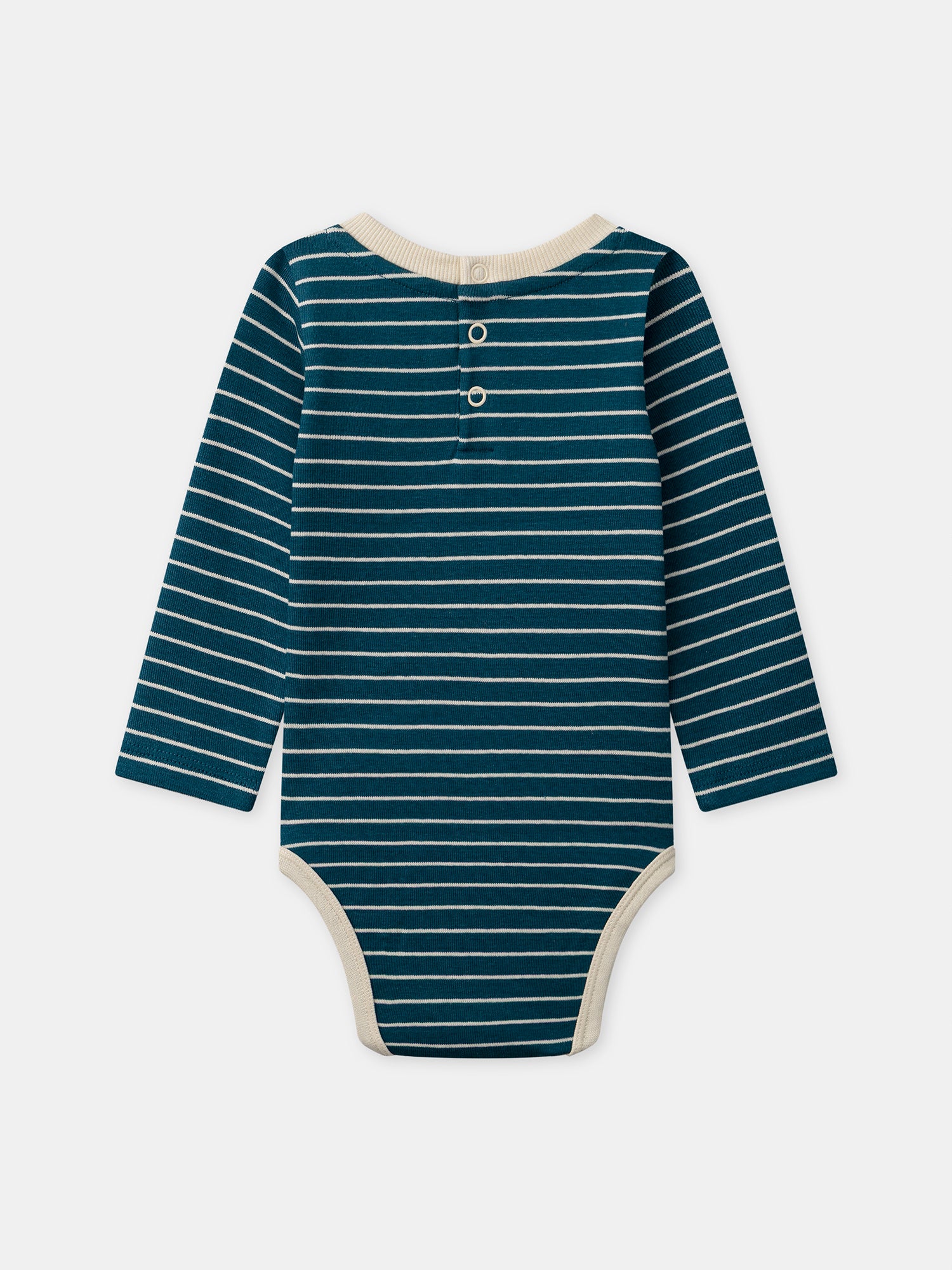 Ecru Langarmshirt mit Tiermotiven für Jungs