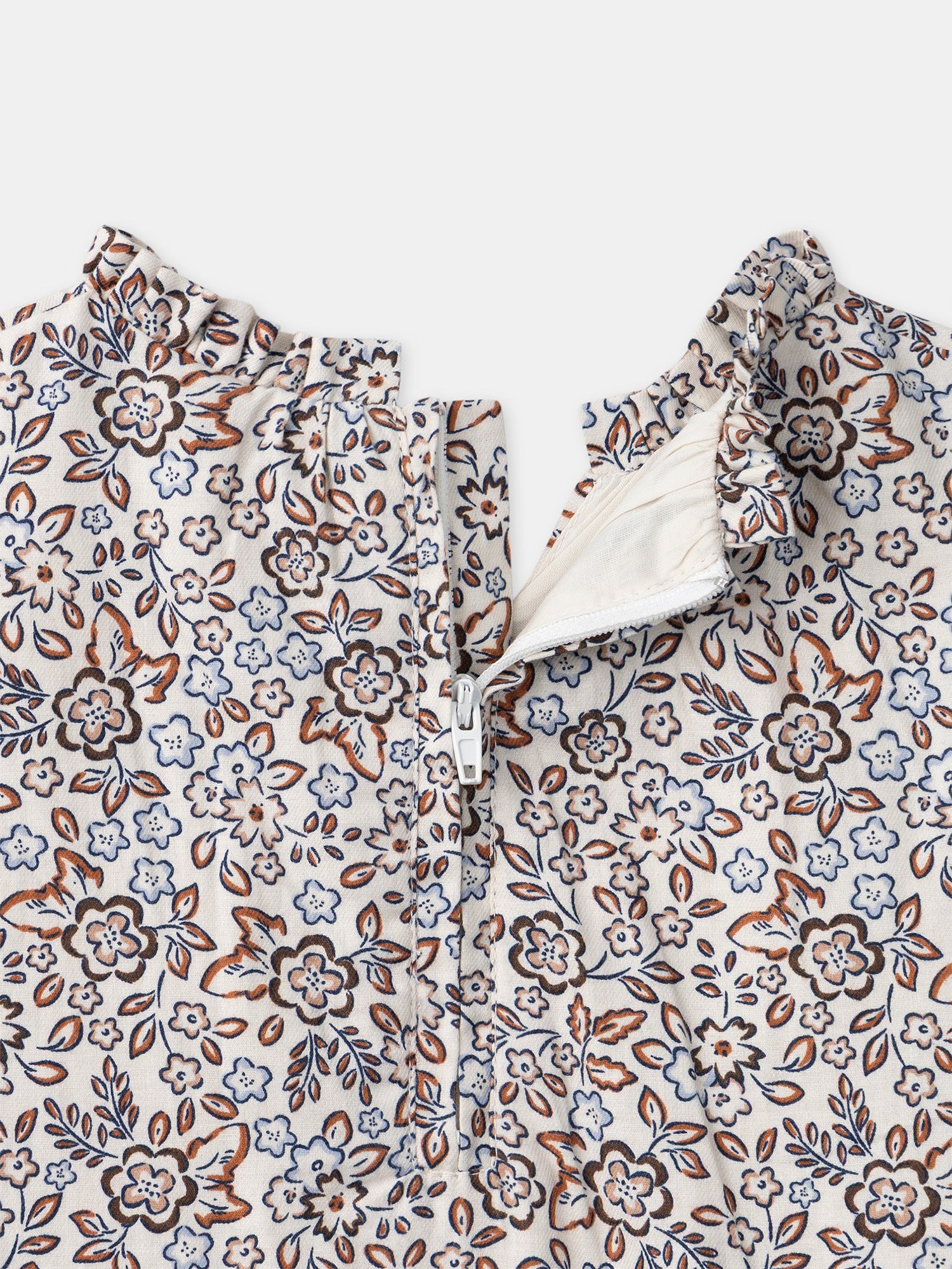 Blumenmusterkleid für Mädchen