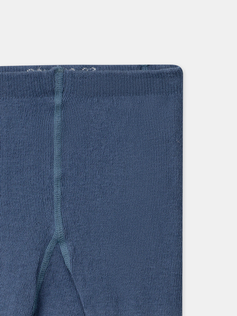 Blaue Strumpfhose für Mädchen