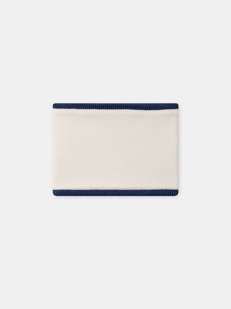 Écharpe beige à motif fleurs Fille