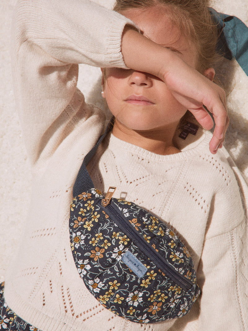 Mädchen Blütenmuster Hüfttasche