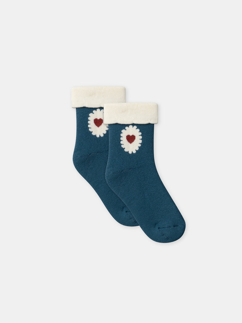 Mädchen Socken Blau