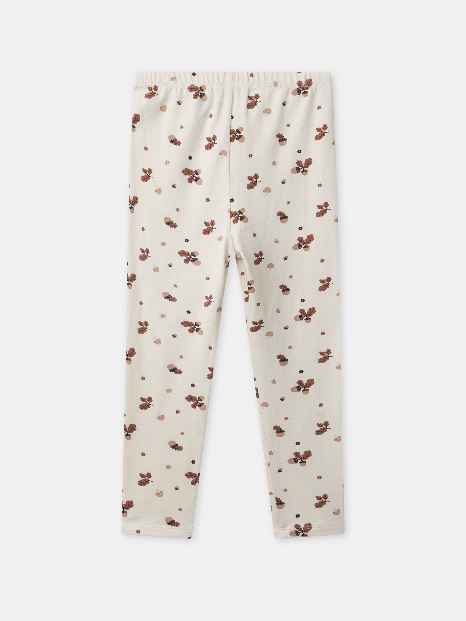 Rosa Samtschlafanzug mit Fuchs- und Quastenmuster für Mädchen