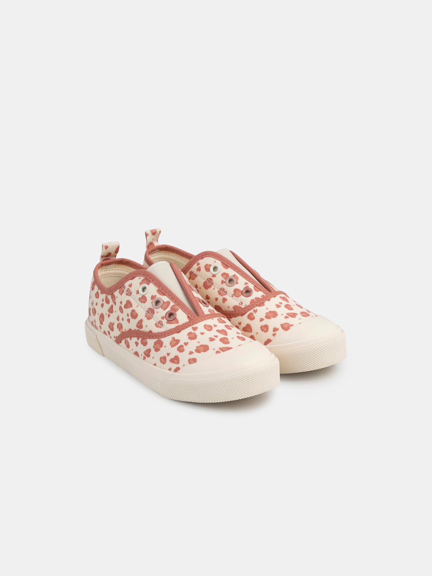 Leopardenmuster Leinwand Schuh