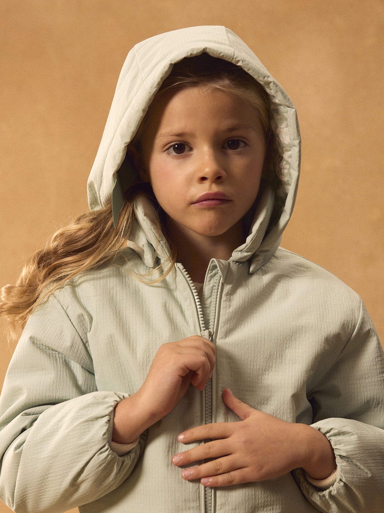 Mädchen Türkisjacke