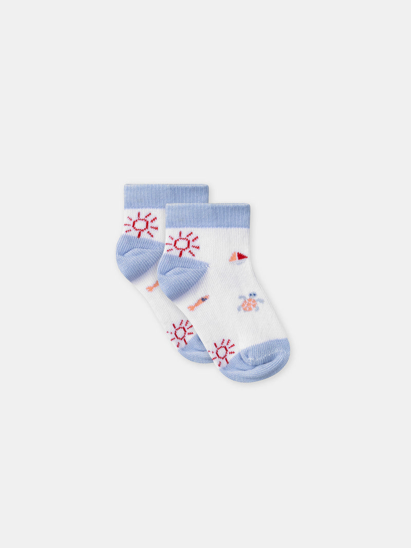 Chaussette basse à motifs marin Bébé Garçon