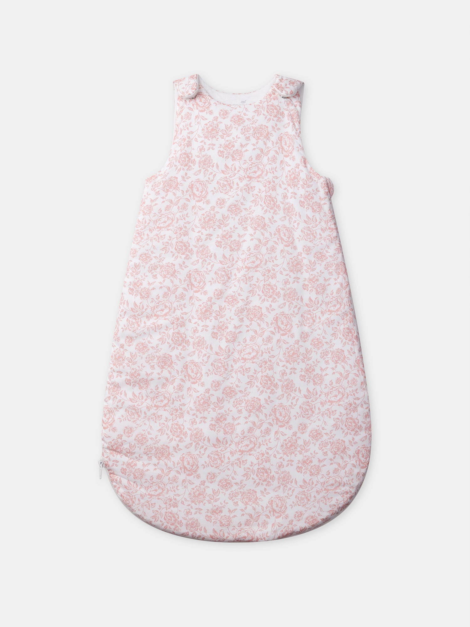 Schlafsack aus bedrucktem Popeline Blumen Geburt Mädchen