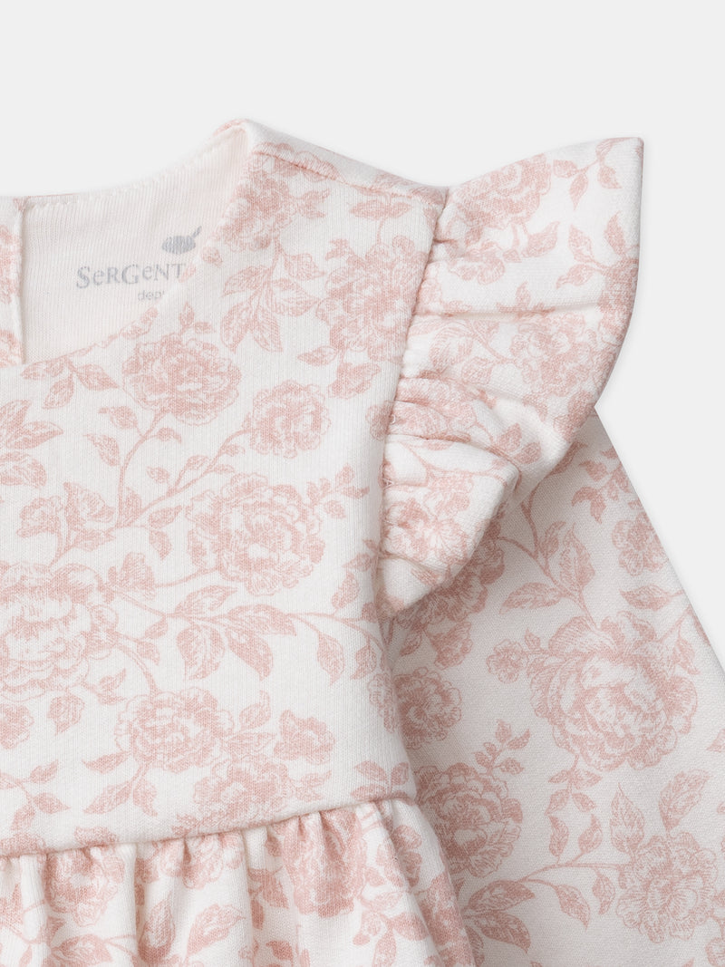 Set Kleid + Weste + Strumpfhosen Geburt Mädchen