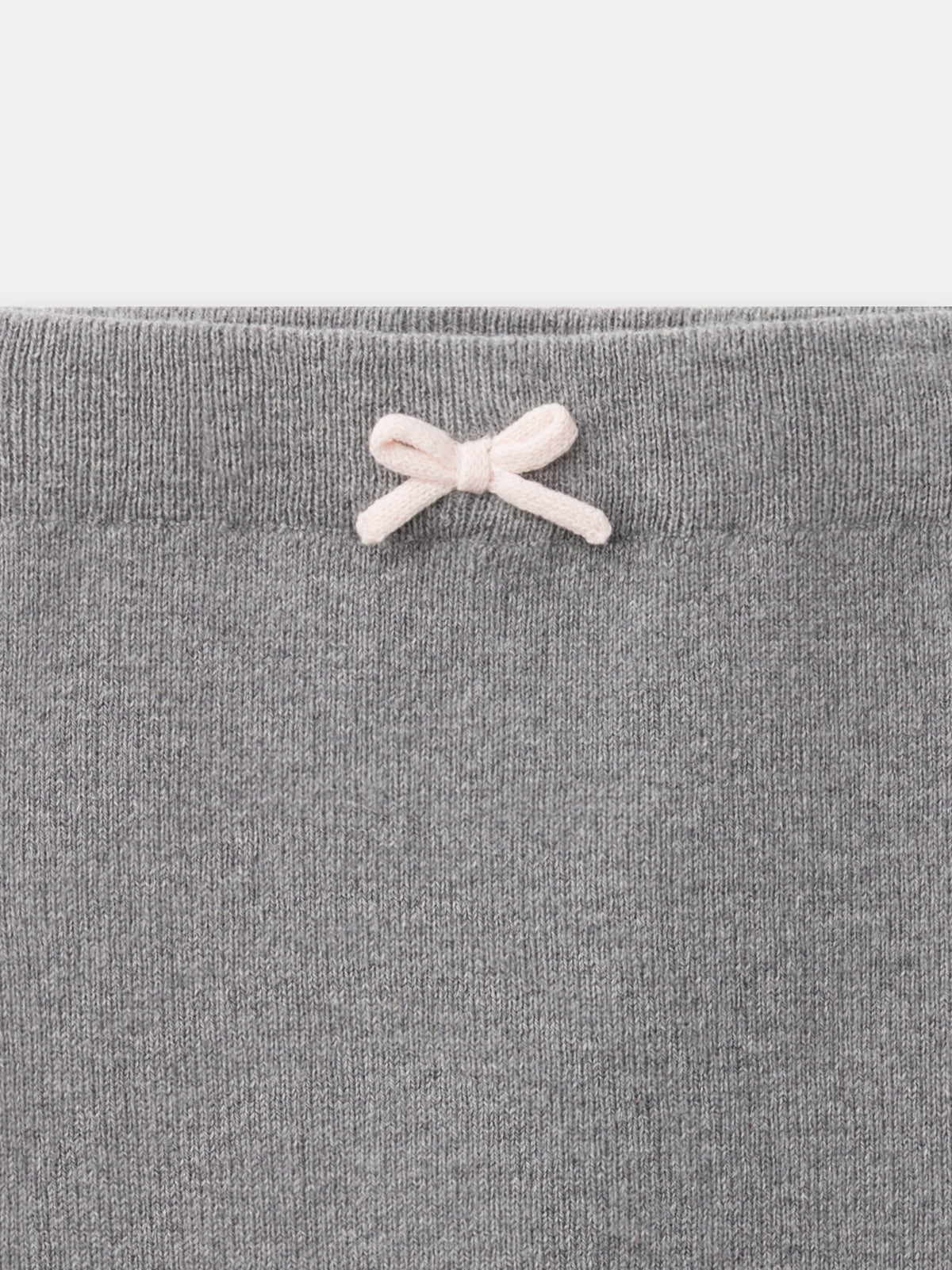 Ensemble Pullover und Hose grau Geburt Mädchen