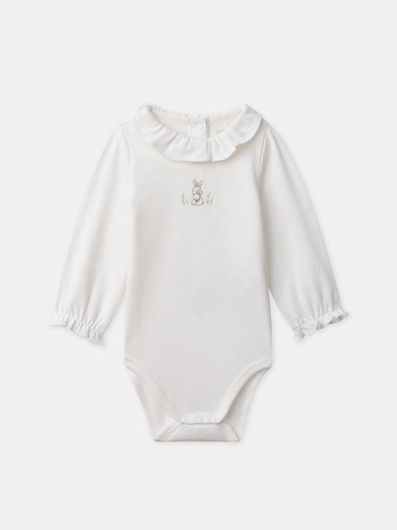 Ensemble Latzhose + Body + Strumpfhosen Geburt Mädchen