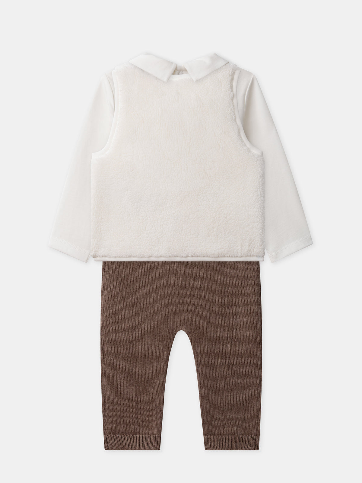 Set Weste + Body T-Shirt + Hose Geburt Junge
