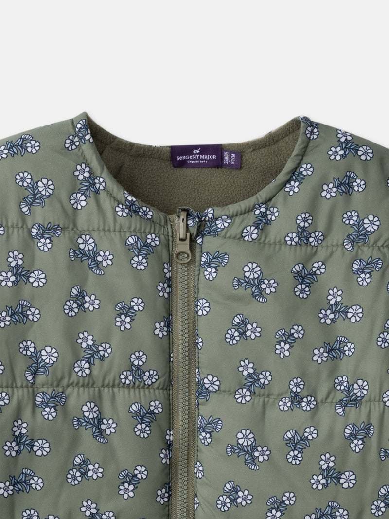 3-in-1-Khaki-Parka für Baby-Mädchen