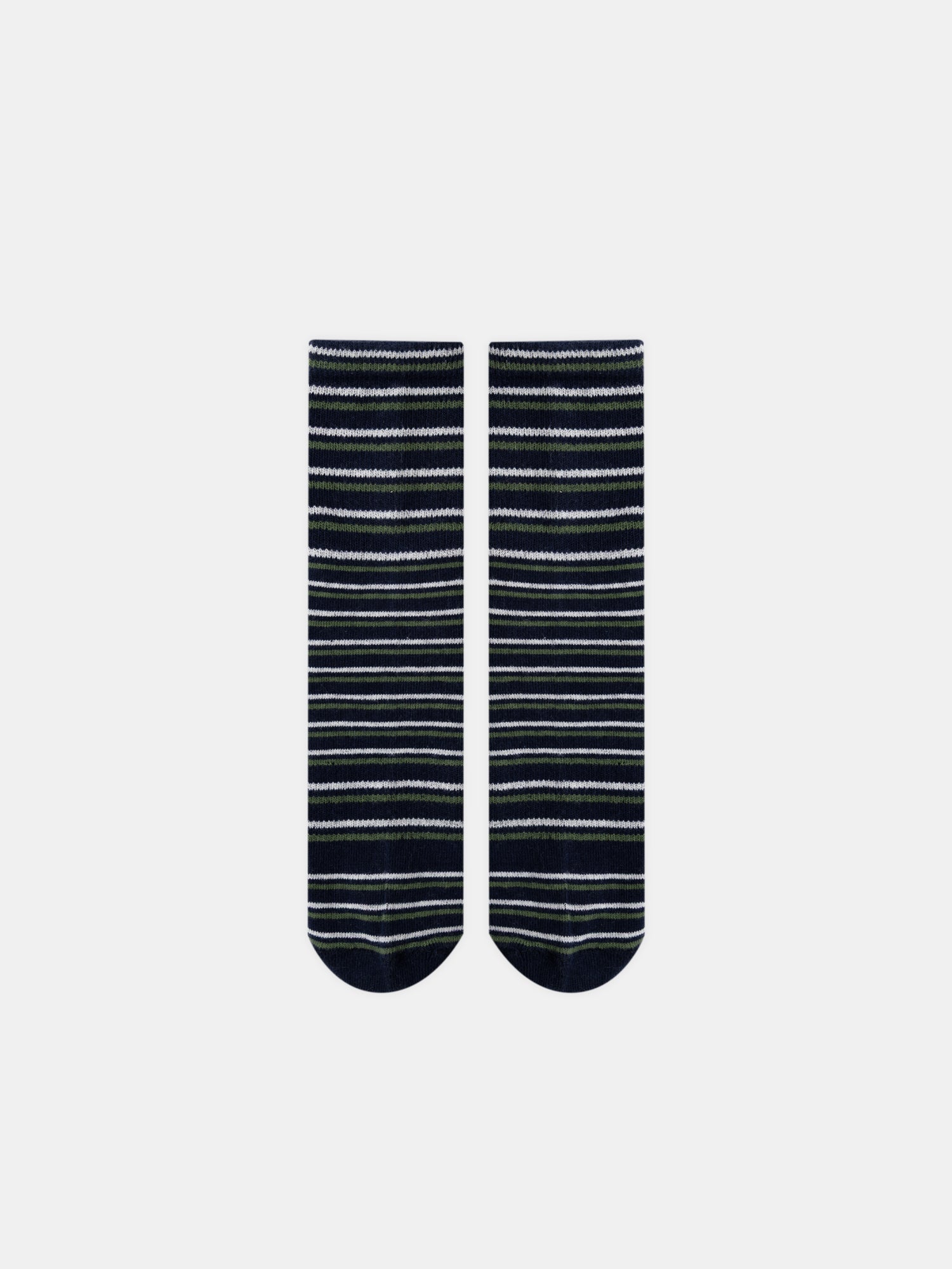 Set aus 5 Paar Socken mit Streifen oder einfarbig für Jungen