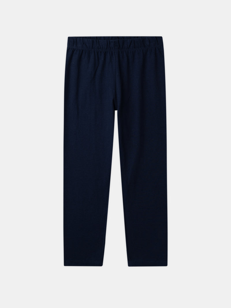 Pyjamas bleu ciel et marine imprimé griffon Garçon