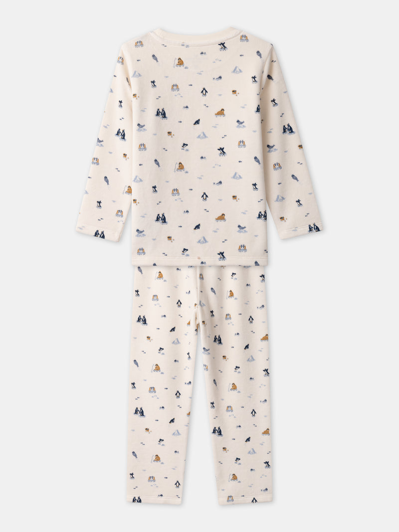 Pajama-creme-muster-Eisberg-Jungen