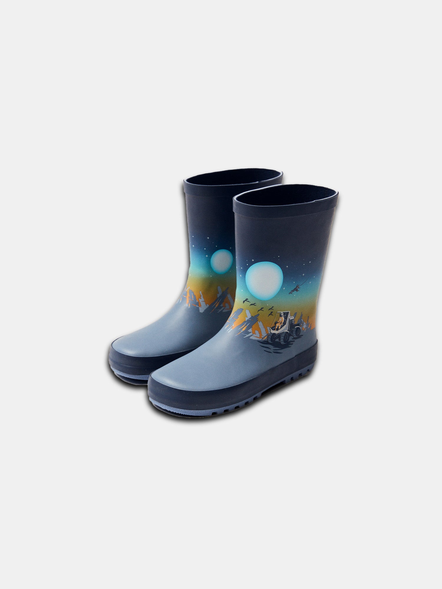 Marine Blaue Regenstiefel
