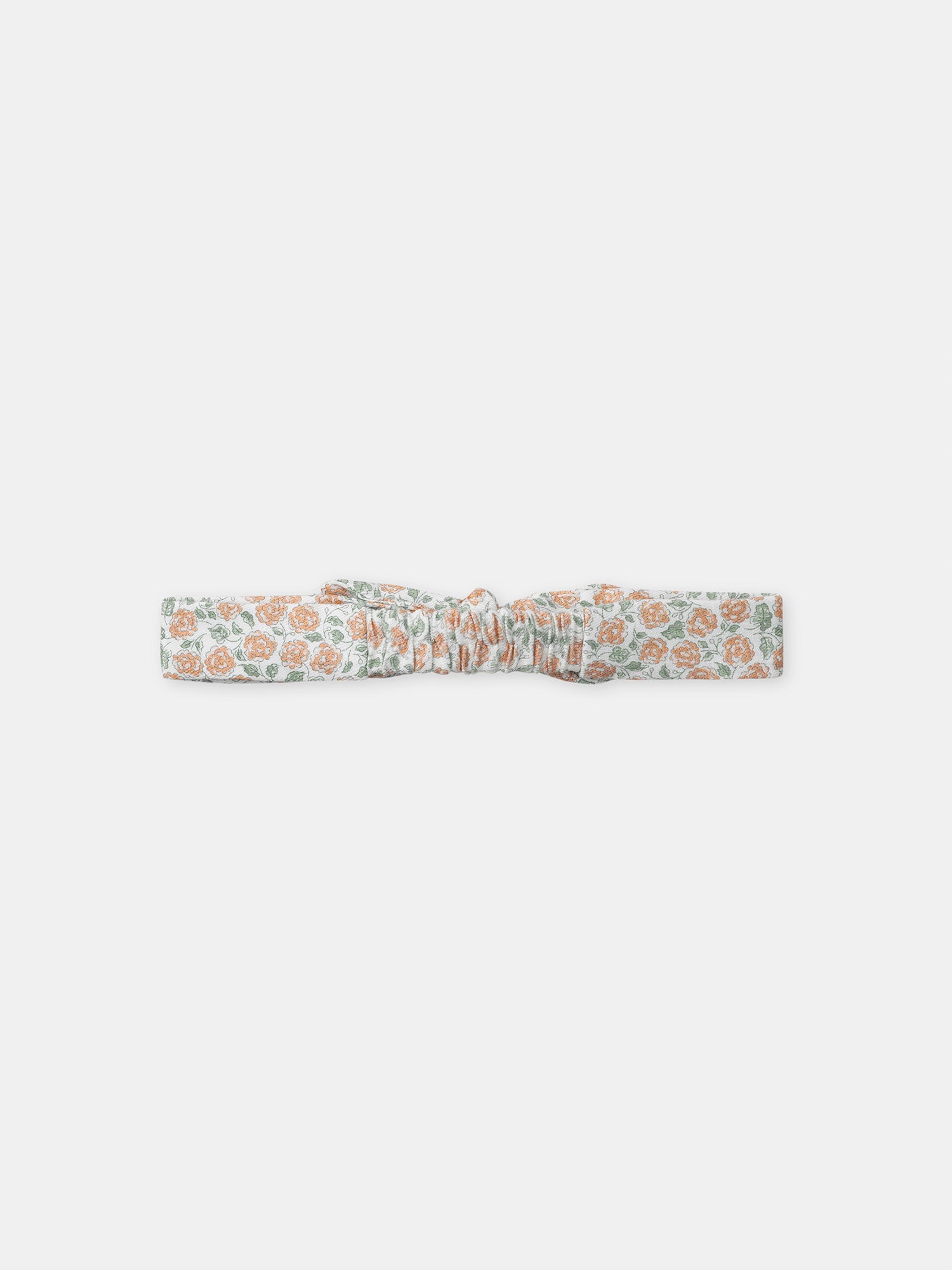 Ensemble combinaison imprimé fleuri + body + bandeau Naissance Fille