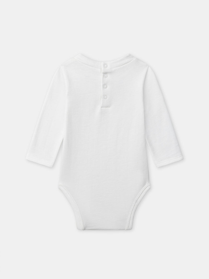 Ensemble combinaison à rayures vertes + body + chaussettes Naissance Garçon