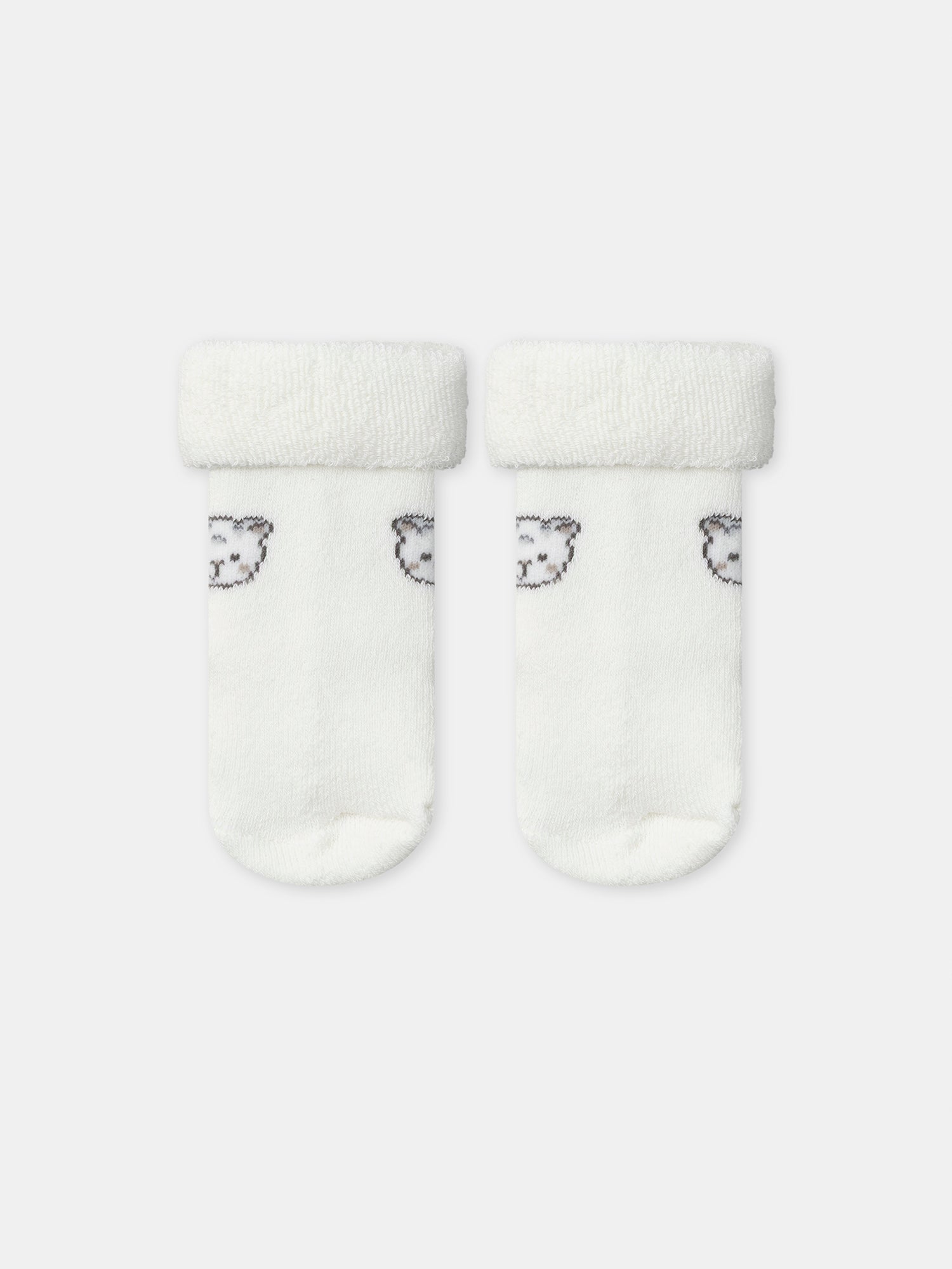 Ensemble Ensemble sweat blanc + pantalon + chaussettes Naissance Mixte