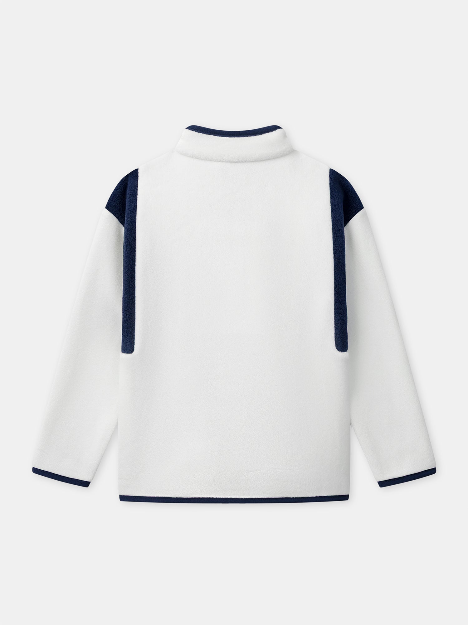 Weißer Zip-Weste für Jungen
