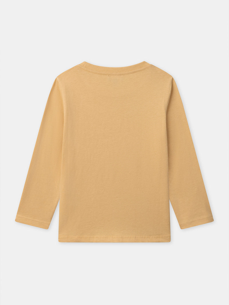 Gelbes Langarm-T-Shirt für Jungen