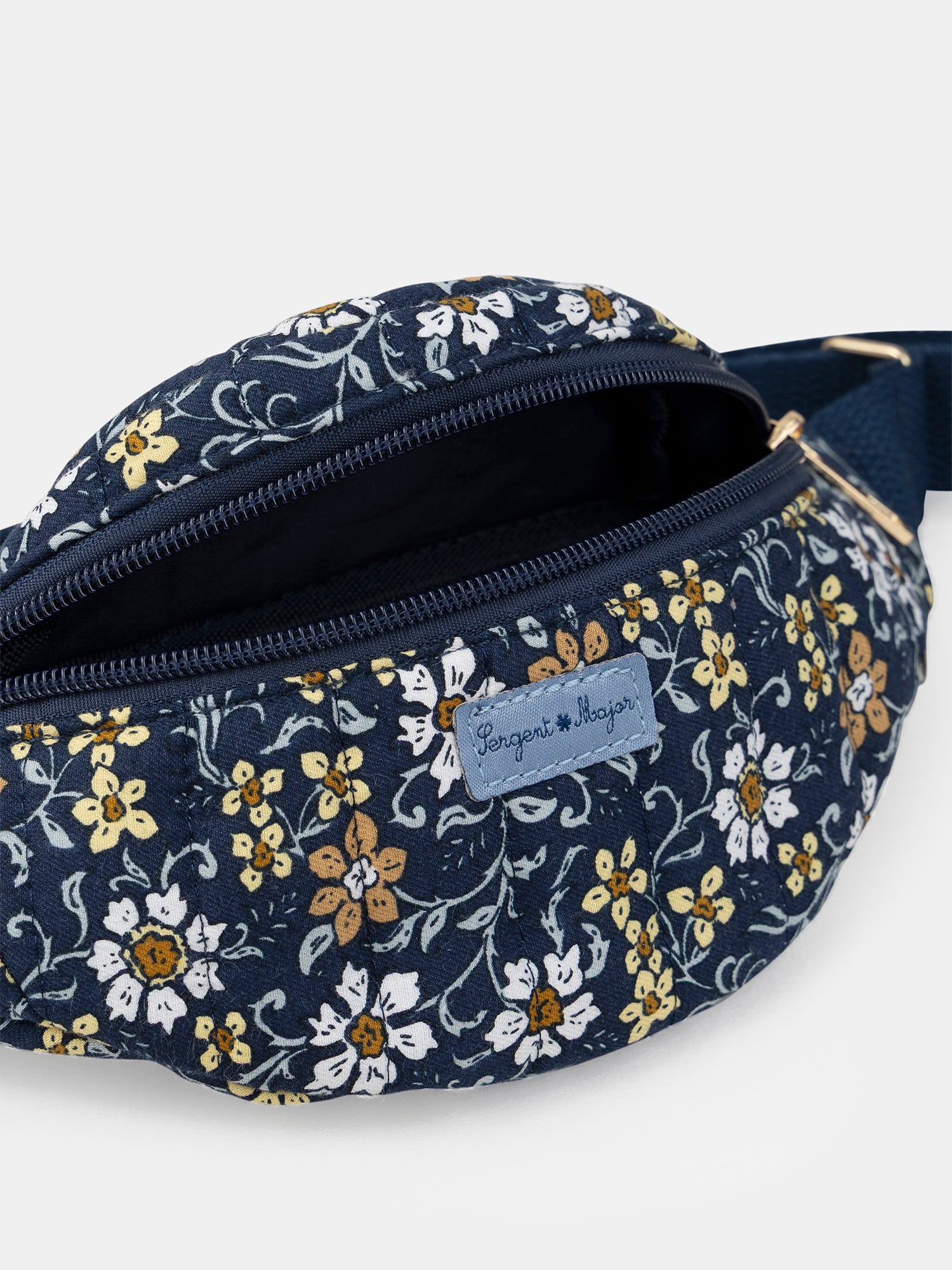 Blumig bedruckte Bauchtasche für Mädchen