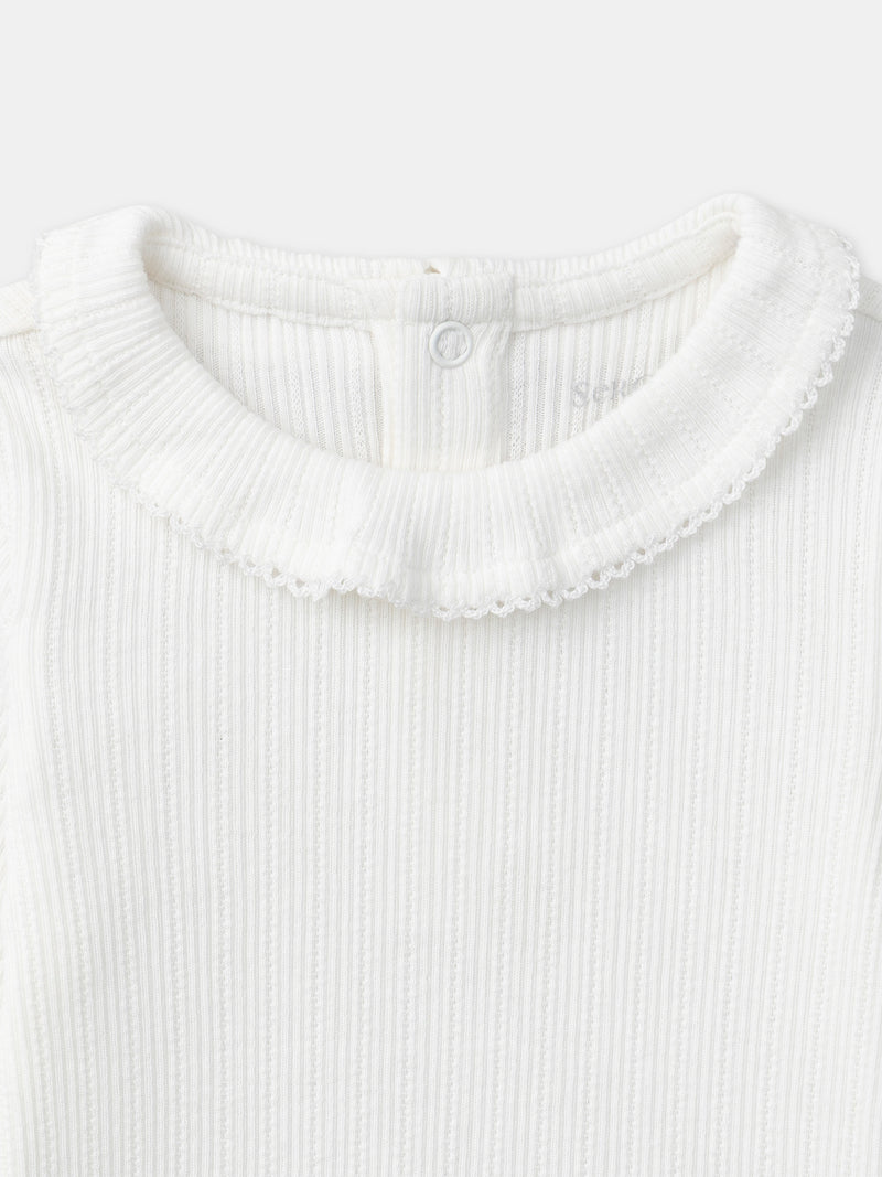 Blumiges Set: Kombi + Ecru Body + Socken mit Schleife Geburts Mädchen