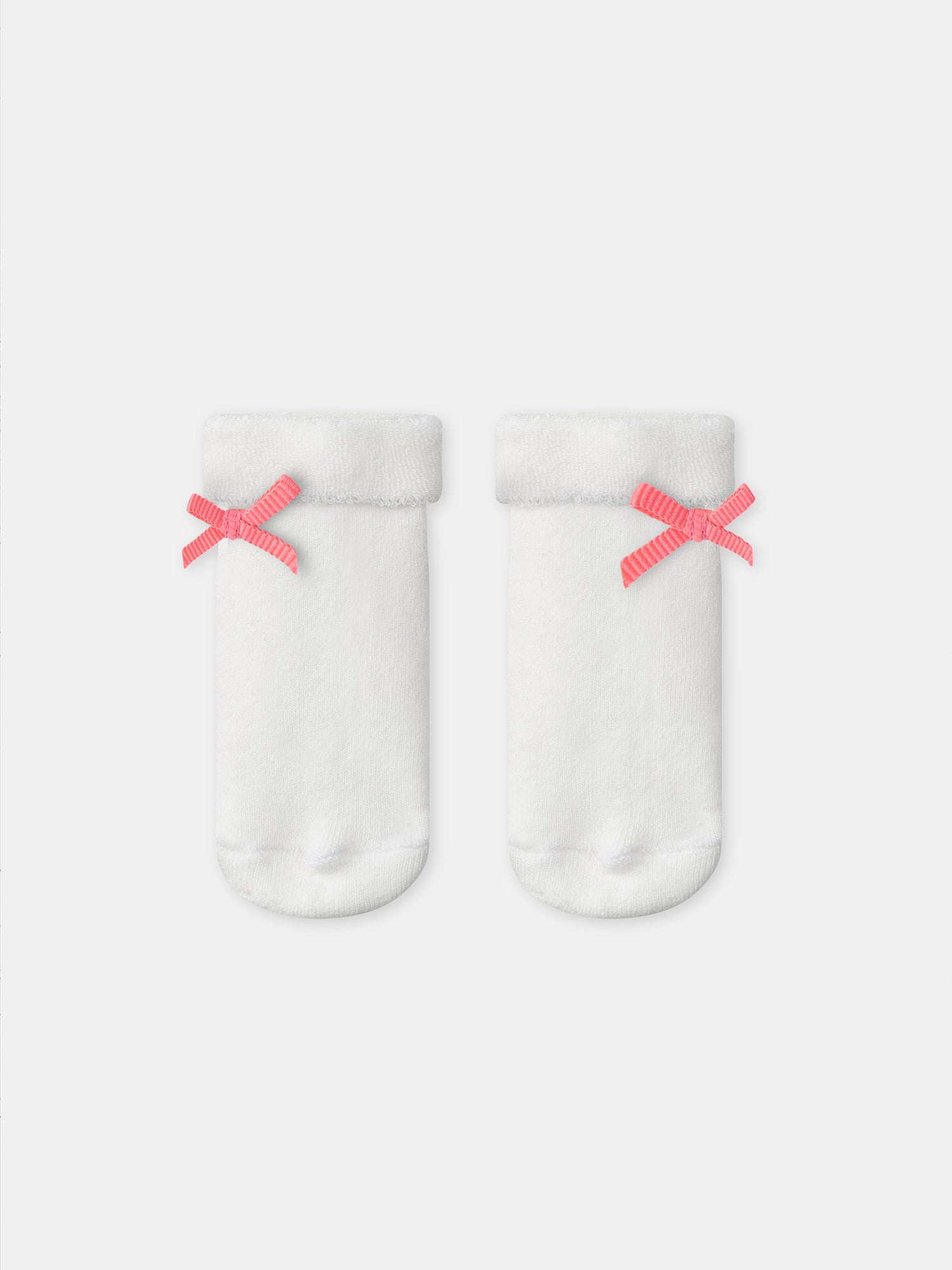 Blumiges Set: Kombi + Ecru Body + Socken mit Schleife Geburts Mädchen