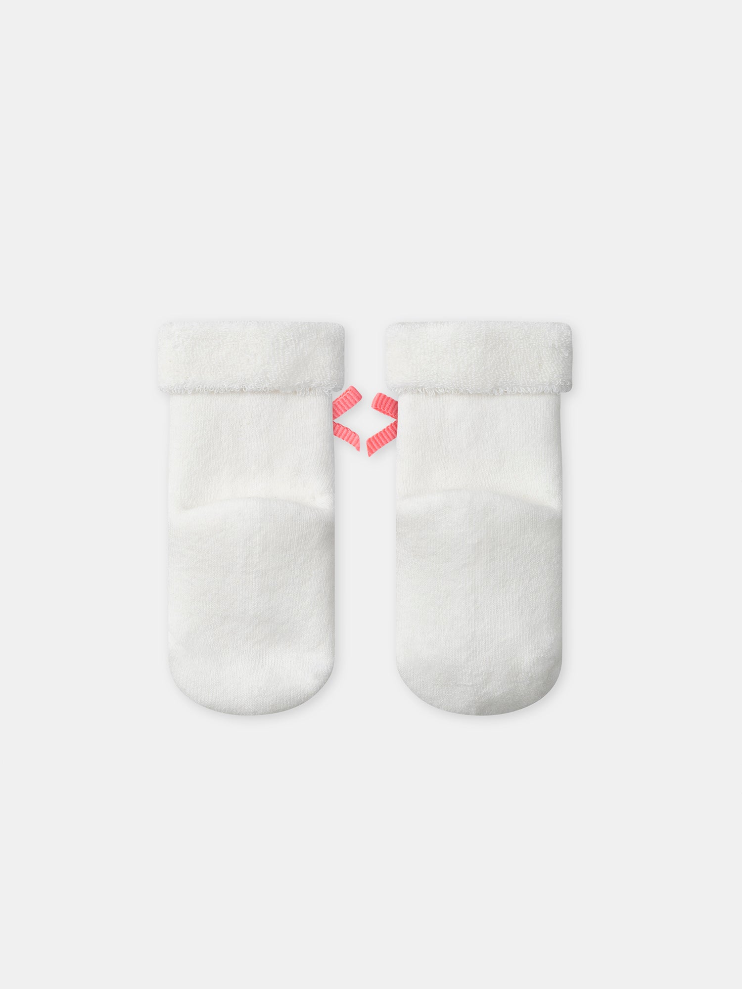 Blumiges Set: Kombi + Ecru Body + Socken mit Schleife Geburts Mädchen