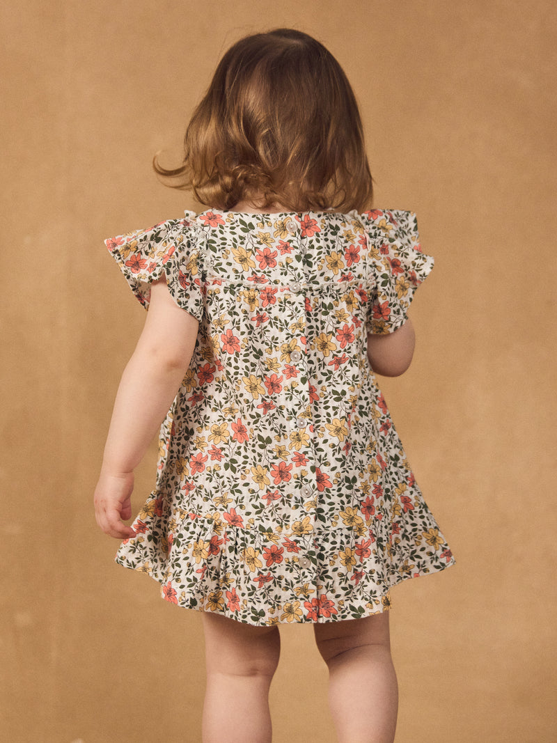 Robe + bloomer imprimé fleuri Bébé Fille
