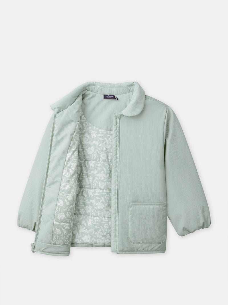 Mädchen Türkisjacke