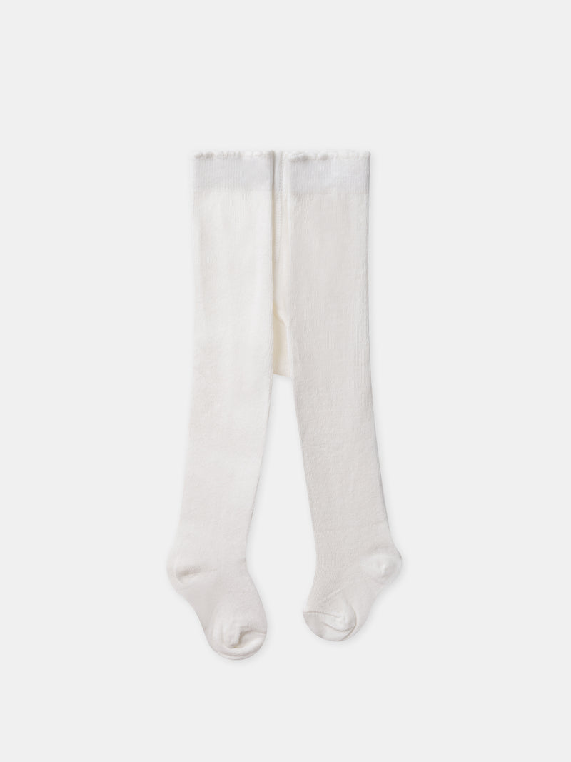Ensemble Latzhose + Body + Strumpfhosen Geburt Mädchen