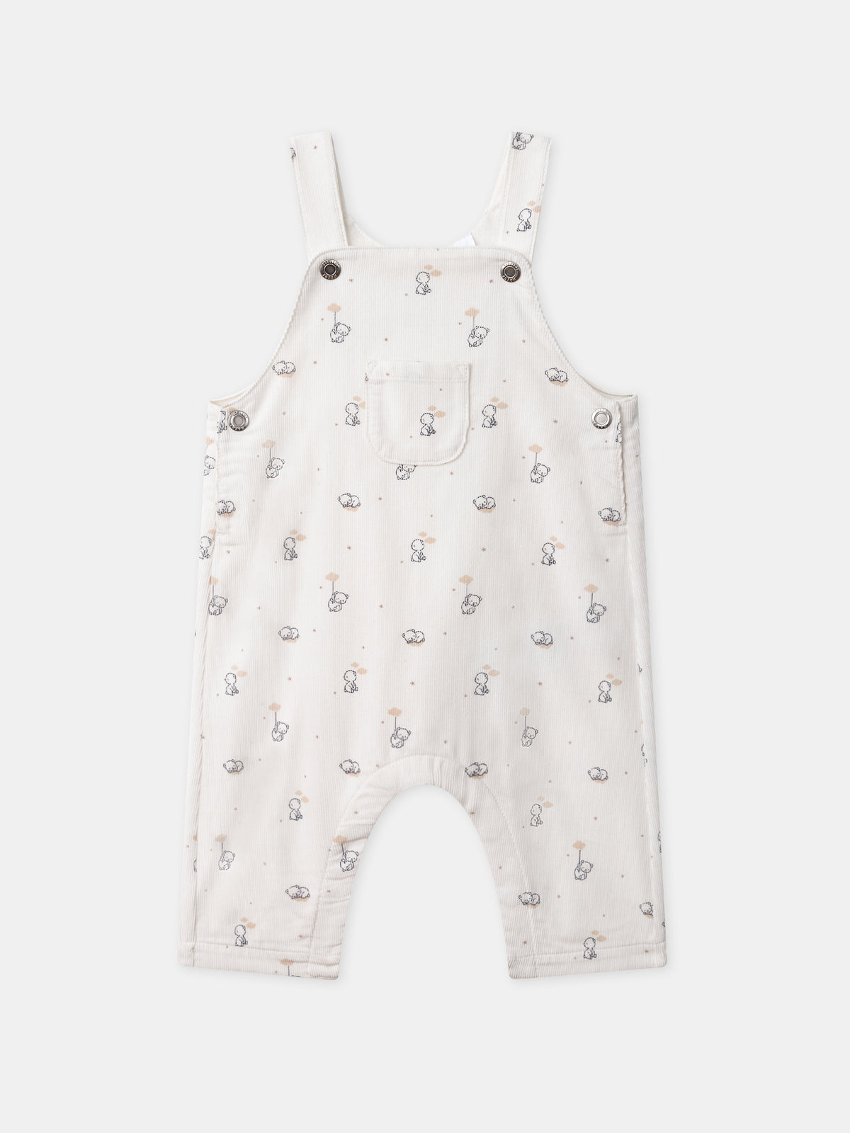Ensemble Latzhose + Body + Socken Geburt Junge