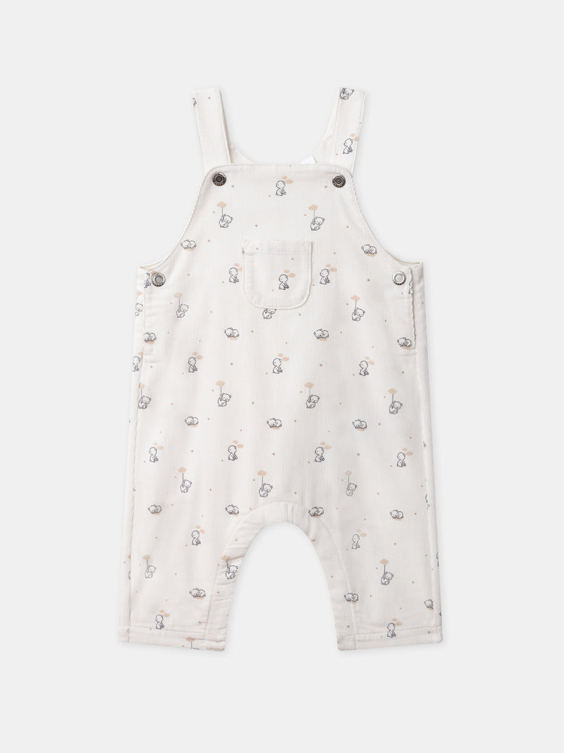 Ensemble Latzhose + Body + Socken Geburt Junge