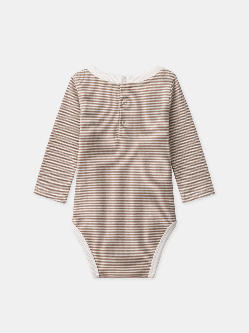 Ensemble Latzhose + Body + Socken Geburt Junge