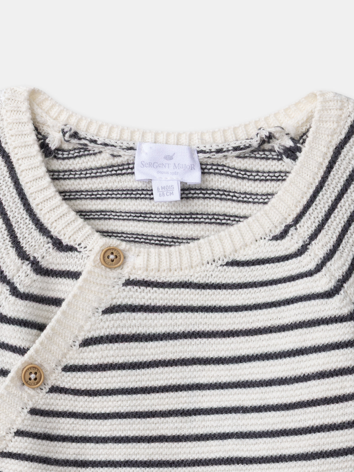 Ensemble tricot brassière + pantalon + chaussettes Naissance Mixte