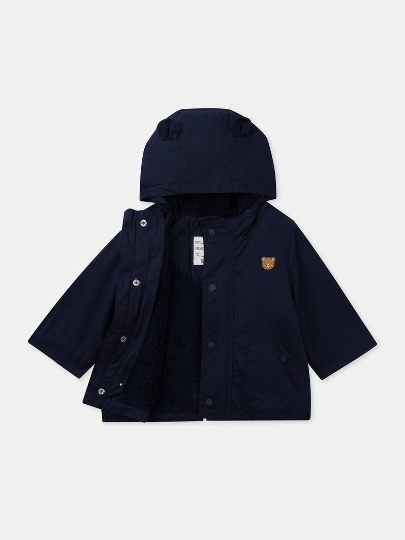 Marine Blau 3 in 1 Parka Baby Junge