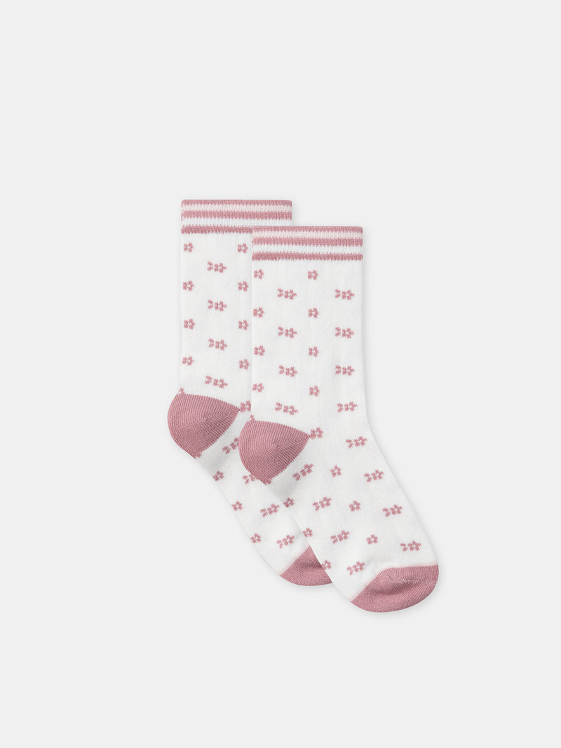5er-Pack rosa Socken Pinguine für Mädchen
