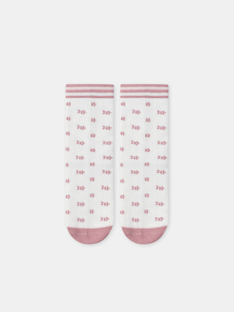 5er-Pack rosa Socken Pinguine für Mädchen