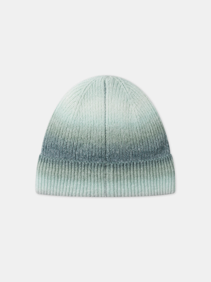 Bonnet dégradé tie and dye vert Garçon
