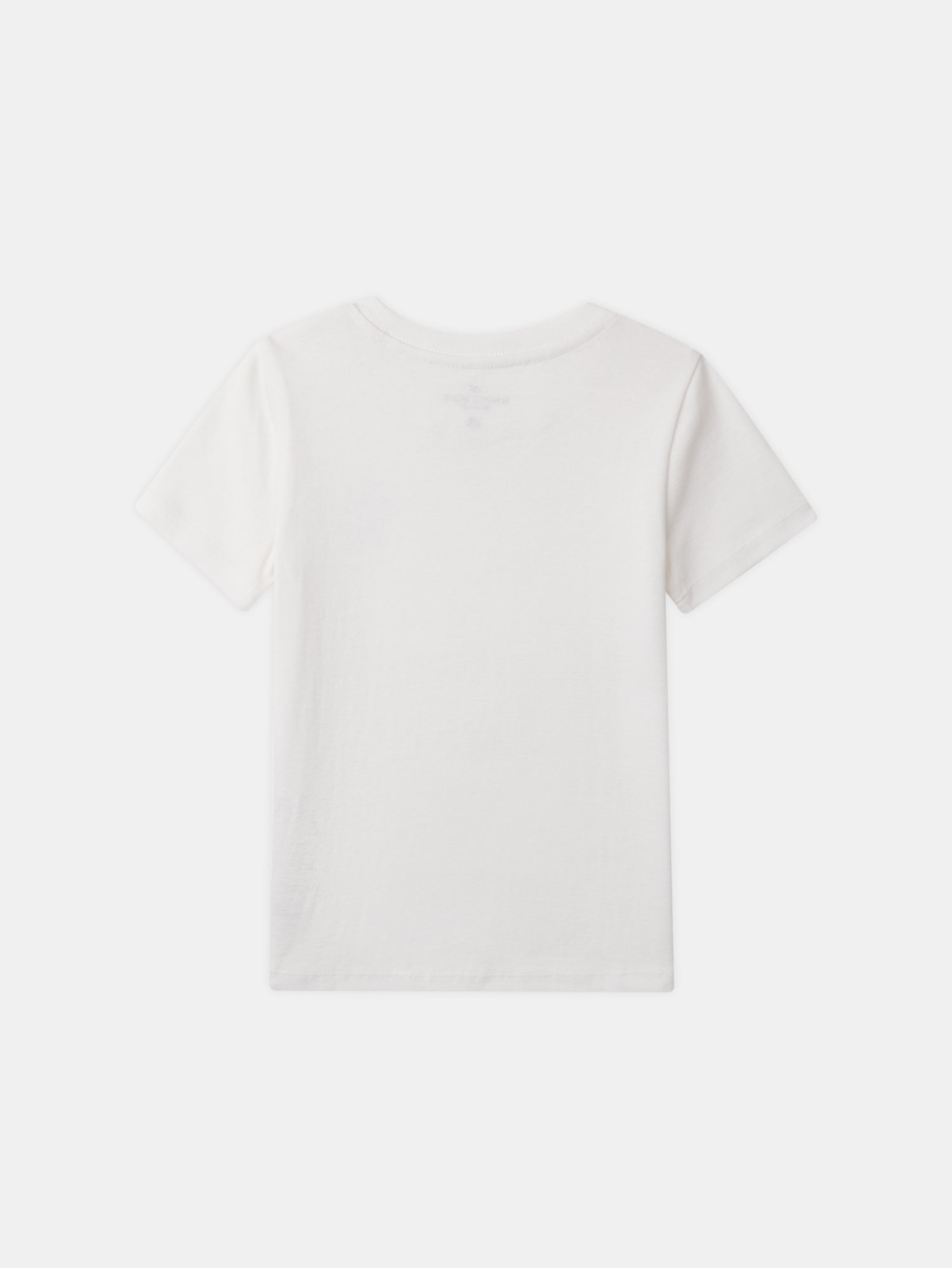 Set aus 2 Ecru-T-Shirts mit Drachenmotiv oder blauen Streifen für Jungen