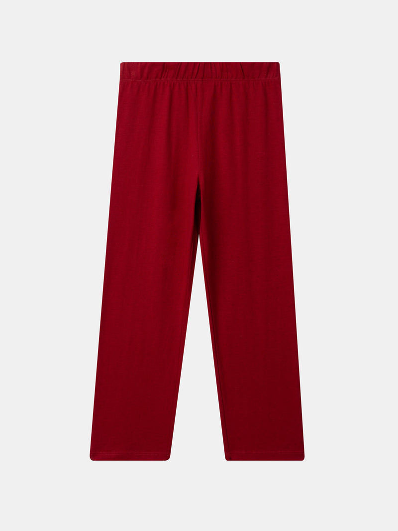Harry Potter Pyjama bordeaux und ecru mit "Griffindor" Druck für Jungen