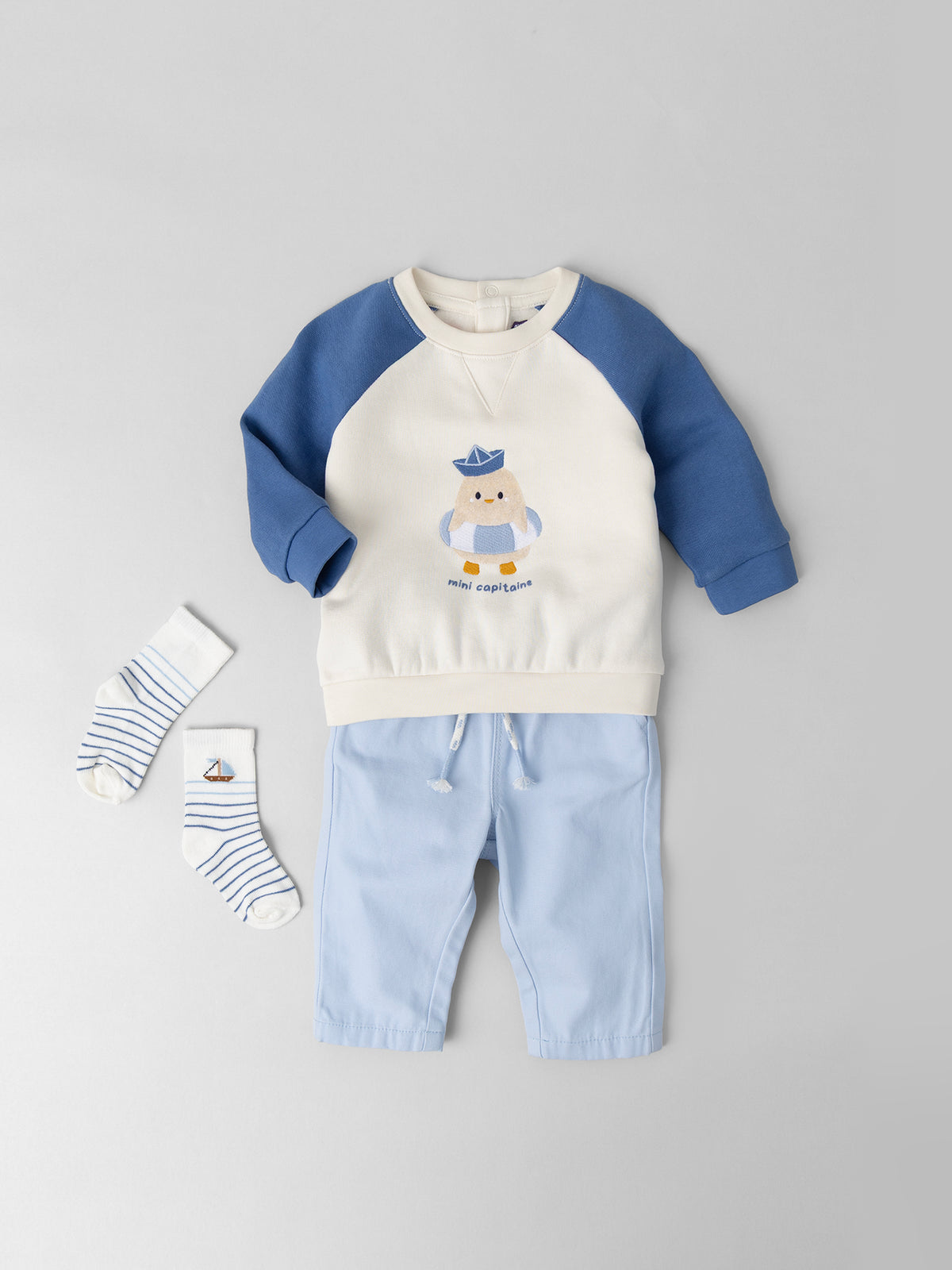 Tenue Bébé Garçon : Matelot Rêveur - 1