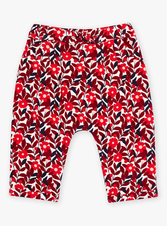 Cordhose mit Blumenmuster DAORIANE / 22H1BFX1PAN001