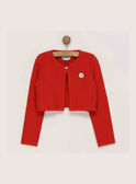Rote Strickjacke RAFULIETTE / 19E2PFC1CARF505