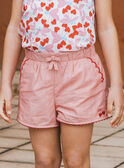 Shorts aus rotem Chambray MLUSHETTE / 25E2PFQ1SHO050