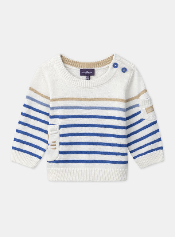 Gestreifter Pullover MACHARLES / 25E1BG81PUL001