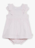 Baby Mädchen formelles Kleid und Blümchen CAJUSTINE / 22E1BFH1ROB301