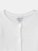 Cardigan aus Lochstrick mit Schleifen MAFANNY / 25E1BFL1CAR001