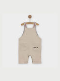 Kurze beige Latzhose RANORBERT / 19E1BGE2SAC808